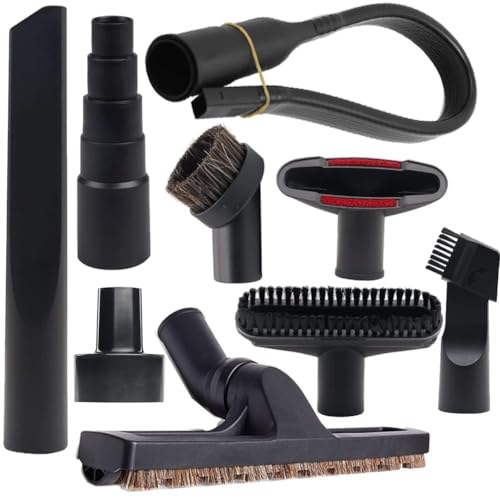 9 Pcs Universal Vacuum Attachments for Shop Vac Accessories with 2 1/2' to 1 1/4' & 1 7/8' to 1'...