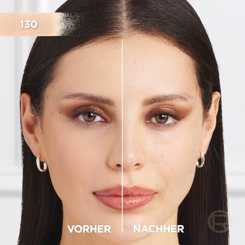 L'Oréal Paris Wasserfestes Puder Make-up mit hoher Deckkraft, Deckendes Kompaktpuder mit mattem Finish und 24h Halt, Infaillible 24H Fresh Wear Foundation Powder, Nr. 130 True Beige, 1 x 9 g – Bild 5