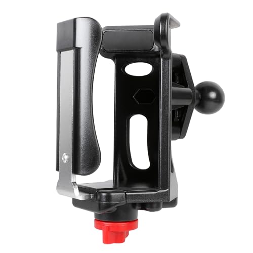 FPN Cup Drink Holder Base with 1 Ball for RAM Mounts Extra Large Adjustable Size Water Bottle Holder for 2.36-3.54 Diameter Bottles Fits RAM B Size Double Socket Arms