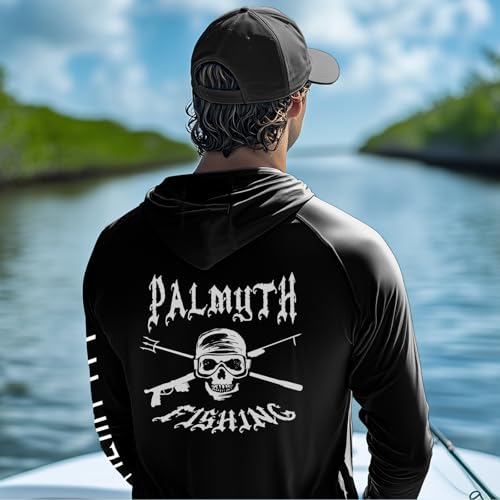 Image of Palmyth Fishing Shirts for Men Long Sleeve UPF 50+ Sun Protection Hoodie