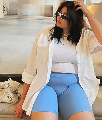 Image of NEW YOUNG Capri Leggings with Pockets for Women High Waisted Workout Leggings Tummy Control Yoga Pants