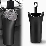 Kutyun Car Umbrella Holder, Car Trash Can, Waterproof Umbrella Holder Storage Bucket, Multi-Purpose Car Storage Holder for Umbrella with Car Seat Headrest Hooks, Car Accessories Fits Car, SUV, Truck