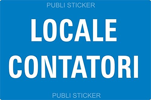 ADESIVO DI SICUREZZA/OBBLIGOLOCALE CONTATORI