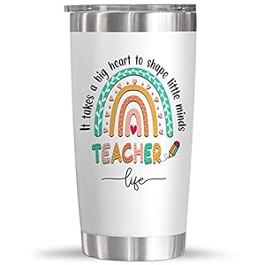 OASSIE Teacher Appreciation Gifts For Women, Teachers Day, Birthday, Christmas, Valentines Day, Graduation Gifts, Teacher Supplies, Thank You Gifts For Teacher, 20oz Stainless Steel Tumbler
