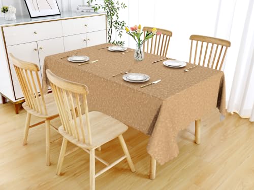 Image of Smiry Rectangle Waterproof Heavy Duty Vinyl Tablecloths, 60 x 84 Inch