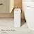 EKO Automatic Bathroom Trash Can with Lid, 2.6 Gallon Slim Touchless Garbage Can, Waterproof Motion Sensor Trash Bin for Bathroom, Office, Kitchen, White