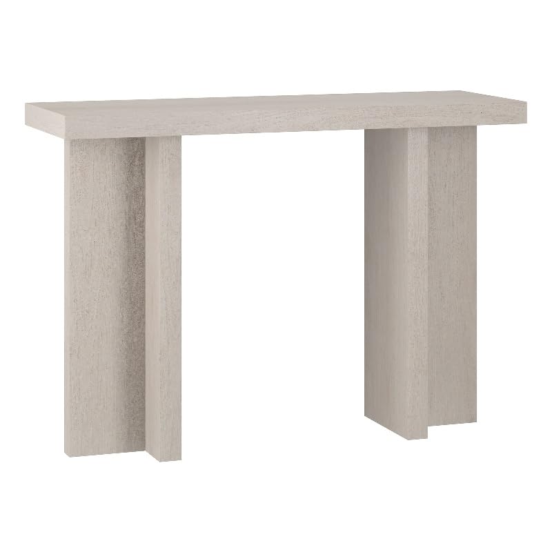Henn&Hart 42" Alder White MDF Console Table