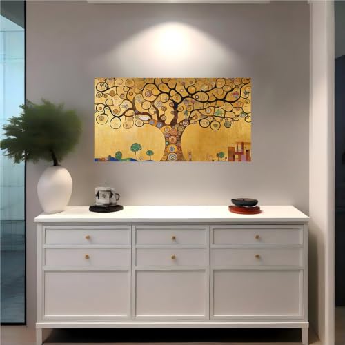 Calcomanías de pared árbol de la vida autoadhesivas para renovar paredes sin obras 3