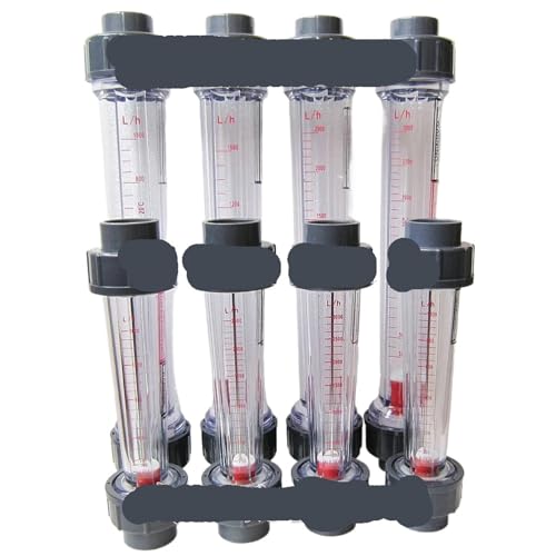 Rotamètre plastique LZS-25 débitmètre d'eau liquide 100-1000 LPH tube de mesure 380mm