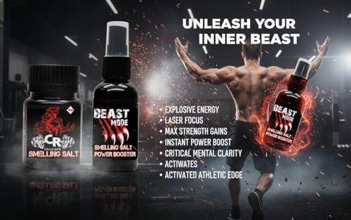 Image of Powerful Smelling Salts for Athletes - Boost Focus, Strength, and Performance with Beast Mode and Callus Rage Ammonia Inhalants (Pack of 2 (30 gm))