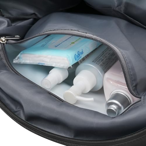 Durable 4 Piece Luggage Set with Travel Bag - Lightweight ABS Suitcase with 360° Wheels - Black and Brown Travel Gear2