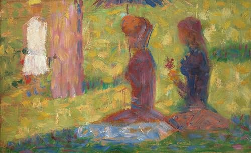 Peinture pour la Décoration de la Chambre à Coucher Seurat Toile Nordique 60x90cm