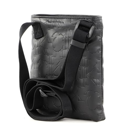 Bolso cruzado Calvin Klein Monogram Soft FLATPACK18 negro K50K509362 4