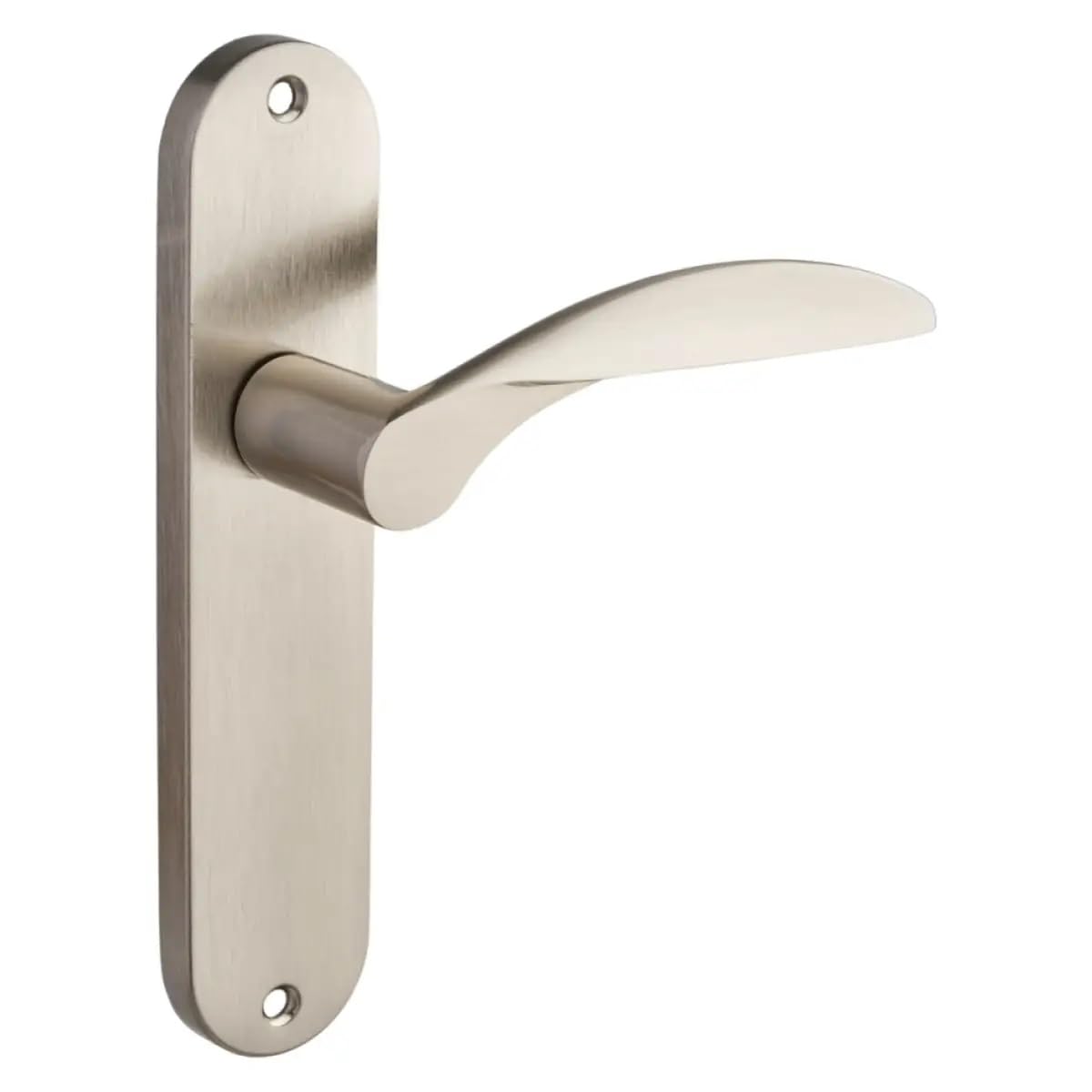 Designer Levers - Bordeaux Lever Latch Door Handle - Brushed Nickel - Internal - Pair