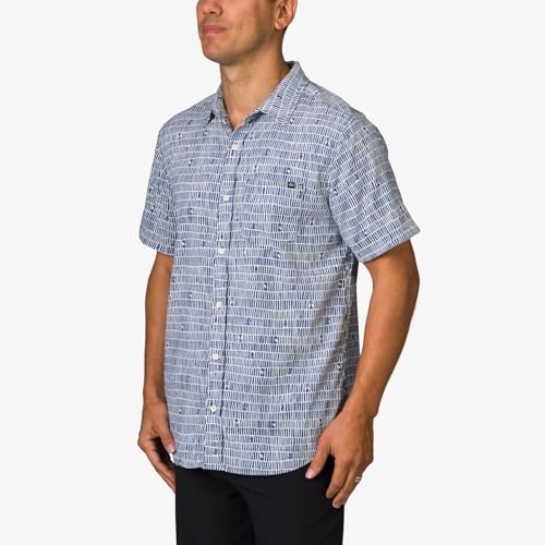 REEF Men's Short Sleeve Woven Button Up Shirt - image 2