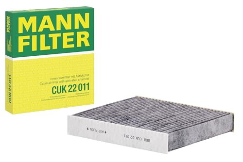 MANN-FILTER CUK 22 011 Filtro de aire de cabina - Filtro de Polen con Carbón activado - para Automóviles + Vehículos de transporte