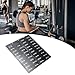 Gym Equipment Weight Sticker Weight Stack Labels 4.5-90kg Weight Block Sticker