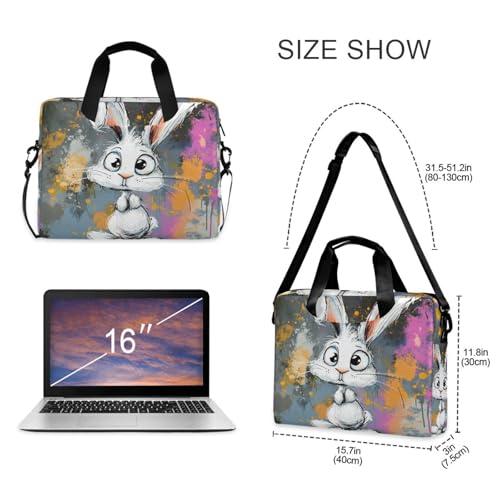 Funda portátil para laptop 15.6" con cremallera y asa miniatura 5