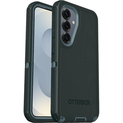 Image of OtterBox Samsung Galaxy S25 and S24 Defender Series Case - Sagebrush Green - Tough, Rugged & Durable Samsung Galaxy Case Multi-Layer, Impact Absorbing Phone Case for Samsung