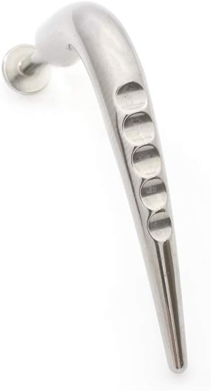 EG GIFTS14G Disturbed Labret Jewelry Surgical Steel 3/8 Inch 10mm