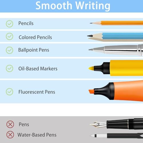 STNRST-IN 900 Sheets Transparent Sticky Notes Set, Self Adhesive Clear Book Tabs with Golden Signature Pen, Coloured Removable Post It Notes for Marking and Highlighting Pages - Image 3
