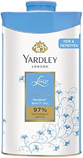 Yardley London Lace Satin Perfumed Talcum Powder Body Deodorizing Talc 100 Gram