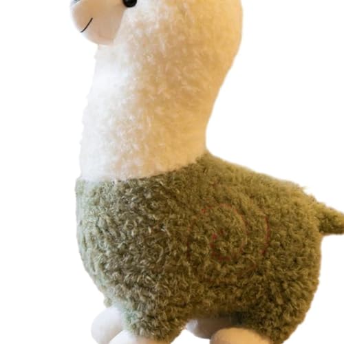 Peluche alpaga vert de 65cm Qianly pour coussin de salon - 3