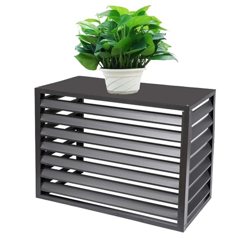 Cache-climatiseur aluminium robuste pour pompe à chaleur extérieure
