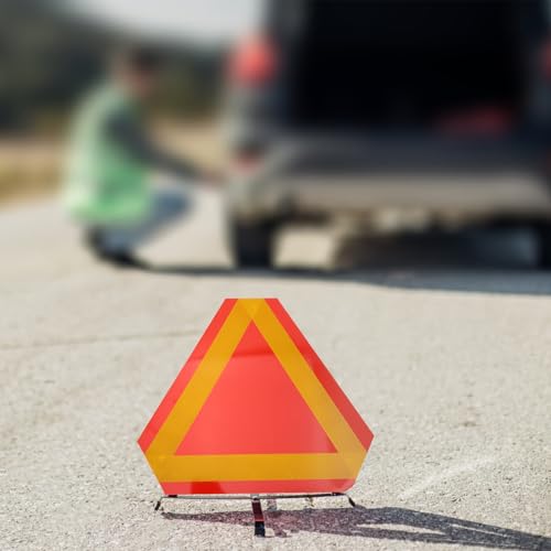 Triangle réflecteur aluminium pour sécuriser vos trajets en remorque