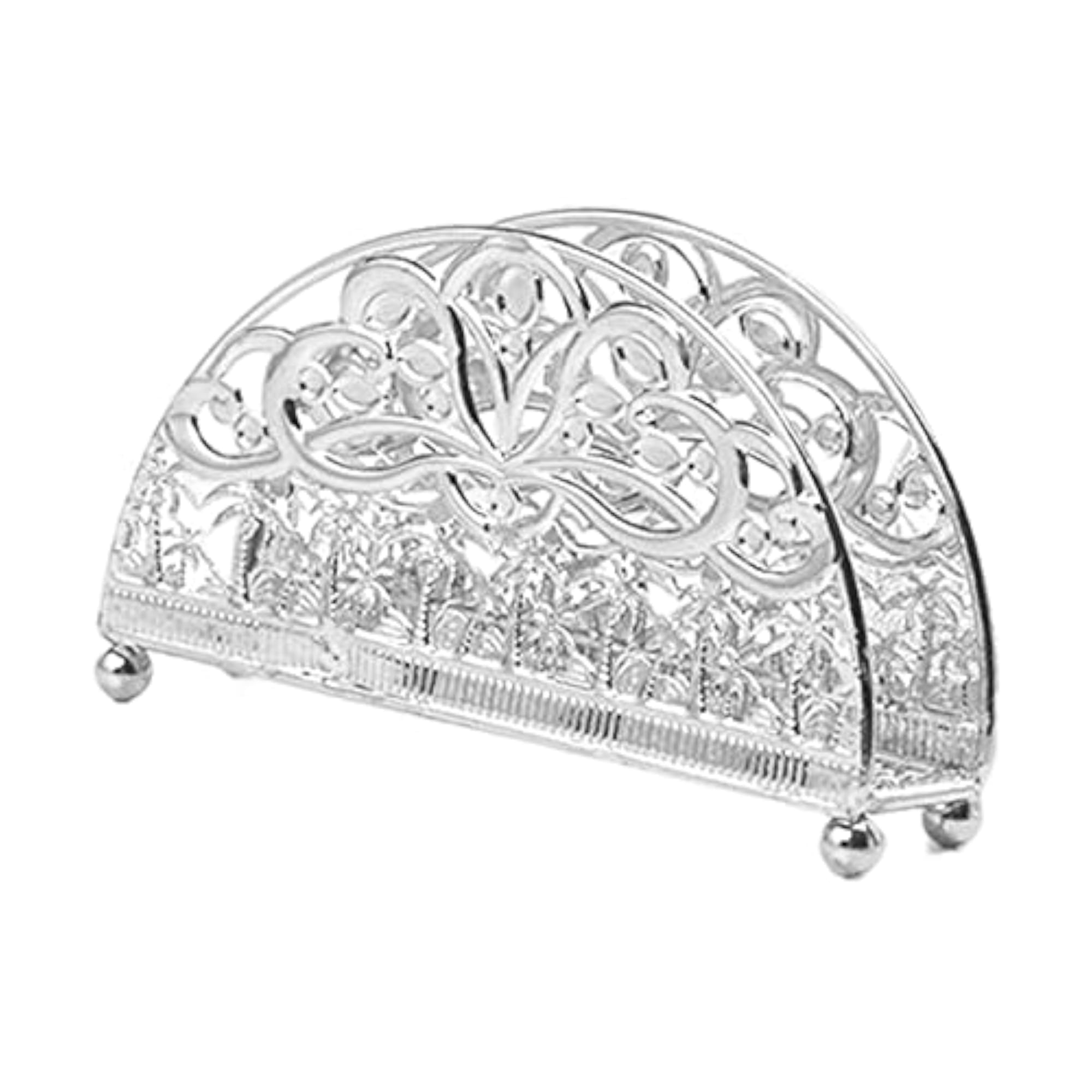 3xTable Tissue Storage Holder Restaurant Paper Rack Home Decor Silver