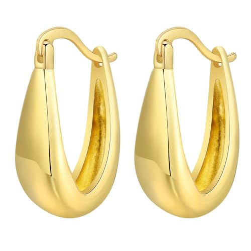 Boucles d'oreilles ovales rétro le cadeau idéal pour femme pour un mariage