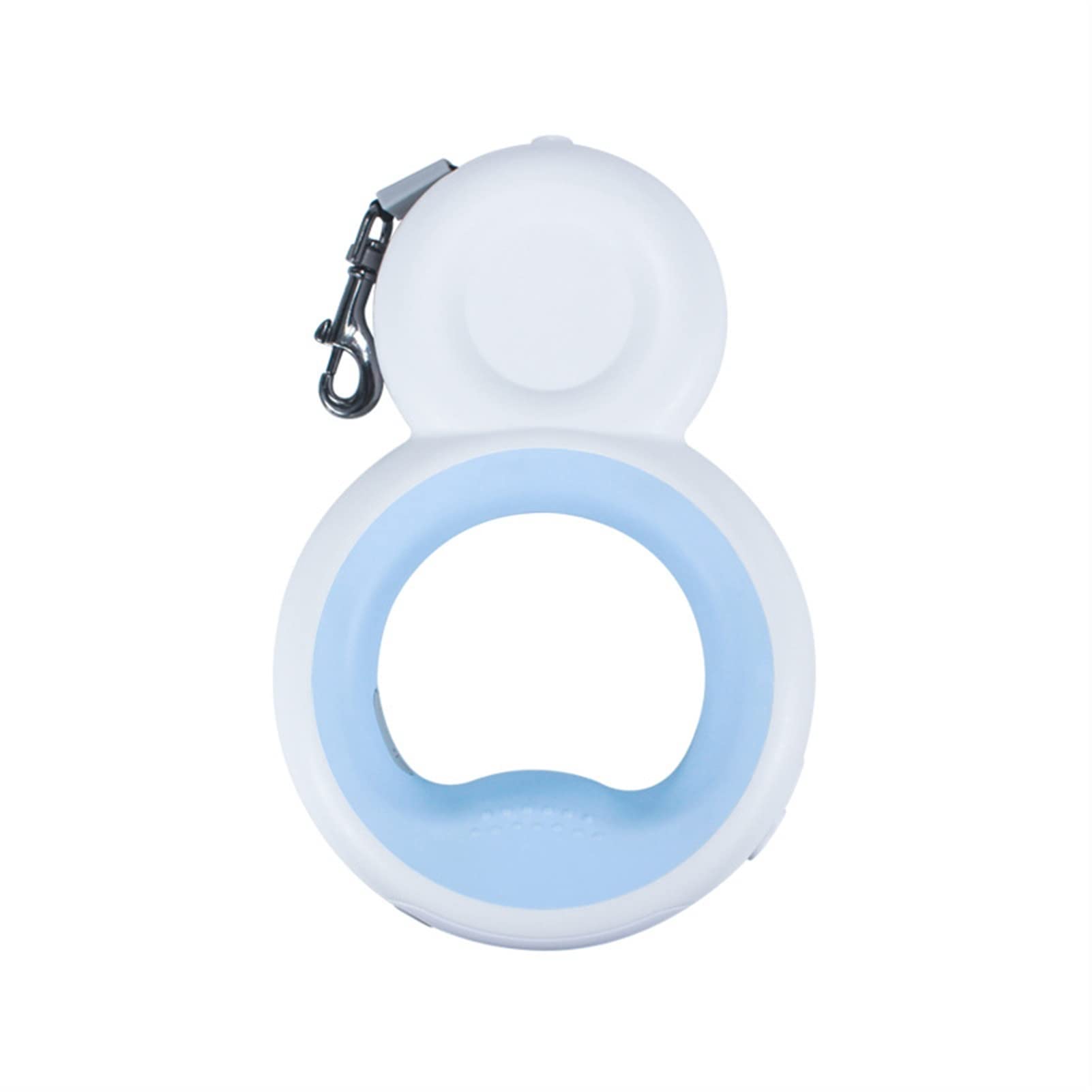 Correa retráctil for Perros, Recargable por USB, con luz LED, 360°, Correa for Mascotas, dispensador de Bolsas for excrementos Incorporado(2,9.8FT)