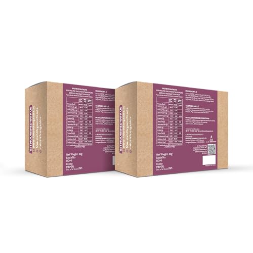 Image of Nourish Organics Fig Amaranth Cookies, 110g | Figs & Crunchy Nuts | Gluten-Free | No Refined Sugar | High Fibre | Clean Label | Healthy Snack (Pack Of 2)