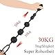 BDSMYOU Analplug Buttplug Analkette,mit 6 Analkugeln Anal beads,2023-Neu 49 cm Extra Lang Anal Plug Anal Dildo,Butt plug Anal Spreizer Analspielzeuge,Anal Hook Anus Masturbator,Sex Spielzeug Beide (L)