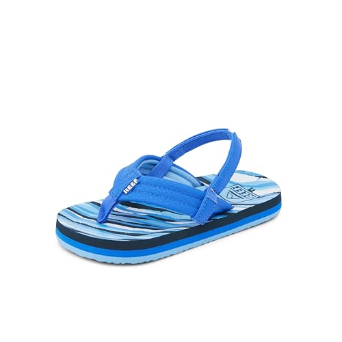 Image of REEF Boys Toddler /Little Kid Ahi Beach Flip Flop, Soft Cushion Footbed, Water Friendly