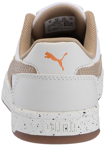 PUMA Caven Sneaker, White-Prairie Tan-Feather Gray, 7 US Unisex Big Kid3