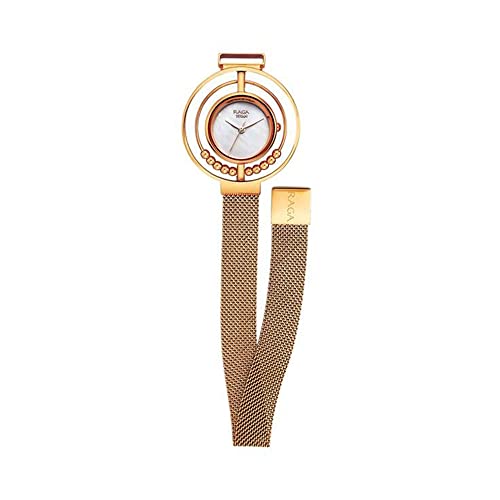 Titan gold stainless steel luxury watch – image 2