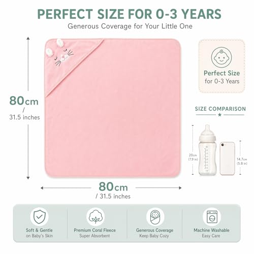 campaign:KEQHAULI Custom Product Collection-10%-3 Campaign lD: 1HMIQVTCAZRZS Product name: KEQHAULI Custom Name Embroidered Animal Hooded Towel, Ultra-Soft & Thick Coral Fleece Keepsake Blanket - image 6