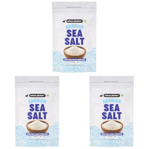 Image of Urban Platter Arabian Sea Salt Flakes, 500g (Pack of 3)