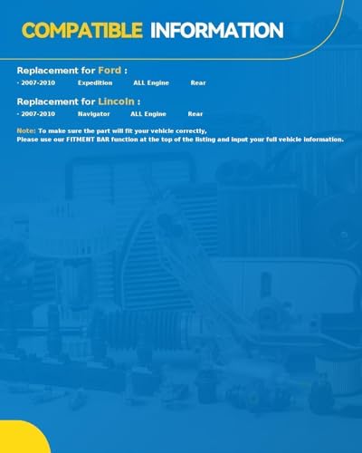 Image of PHILTOP 541008 x2 Rear Wheel Bearing Hub Assembly for Ford Expedition