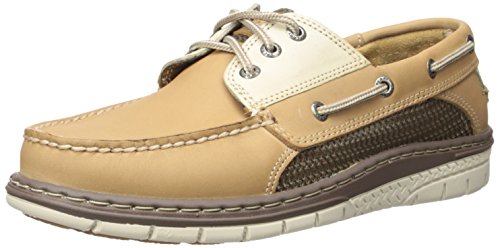 Sperry Men's Billfish Ultralite 3-Eye Boat Shoe, Linen, 9