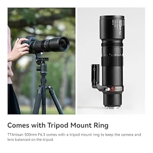TTARTISAN 500mm F/6.3 Telephoto Lens for X-Mount Full Frame Manual Focus Prime Supertelephoto Lens X-A3 X-A5 X-A7 X-H1 X-T100 X-T20 X-T200 X-T3 X-T30 X-T30II X-T4 X-Pro3 X-E3 X-E4 X-S10 — photo 4 of 6