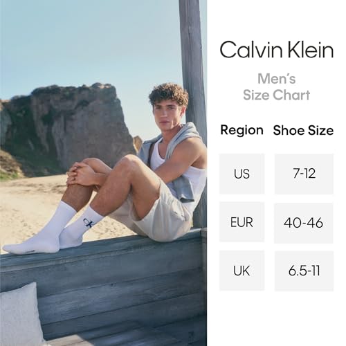Image of Calvin Klein Mens No Show Socks - 6 Pack Soft Cotton Blend Cushioned Athletic Low Cut Socks for Men for Sports and Running