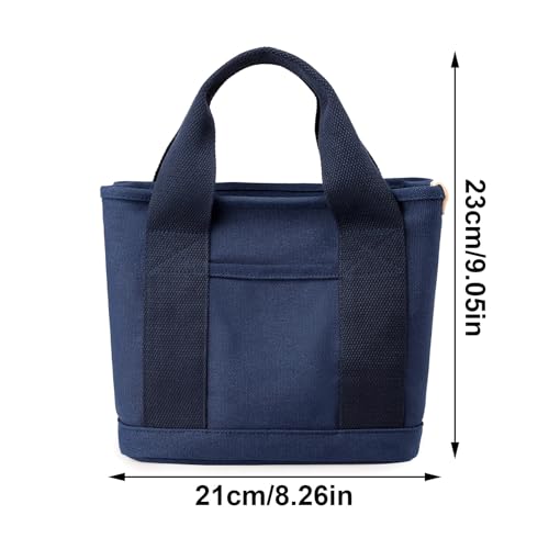 Black Bags for Women Canvas Tote Bag Compartments Everything Capacity Multipocket Handbag Purse Crossbody Shoulder Bag