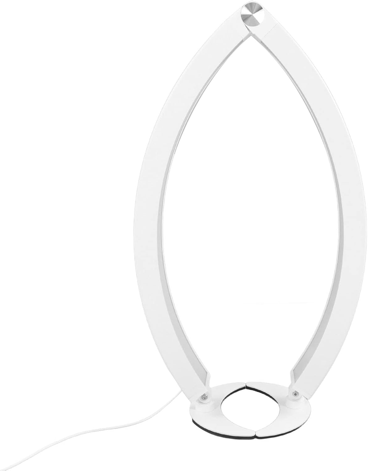 Half Moon Nail Desk Lamp, 40W 28in 2000LM Dimmable LED Half Moon Manicure Lamp with Remote for Beauty, Skincare, Lashes, Eyebrows, 3200K‑5600K, 7 Color, 10 Brightness (US Plug)