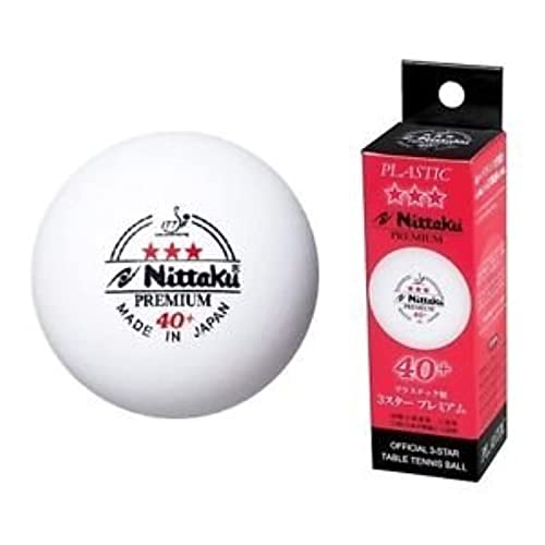 Image of NITTAKU 3-Star Premium 40+ Table Tennis Balls (3 Balls)