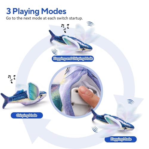 Jouet interactif pour chat divertissement intérieur oiseau sonore - 5