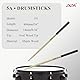 Drumsticks für Drums, natürliches Massivholz, gewichtsausgleichend, rutschfester Griff, Live-Performance & Drumkit-Übungszubehör, Percussion-Drumsticks für professionelle Anfänger (2 Paar, 5A)