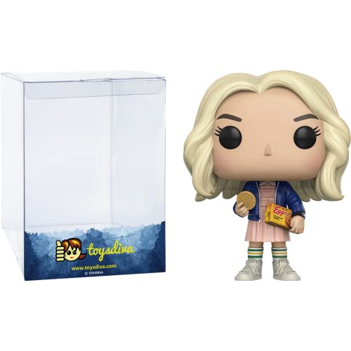 Eleven [With Eggos] (Chase): P O P ! Tv Vinyl Figurine Bundle With 1 Compatible 'Toysdiva' Graphic Protector (421-13318 - B/A)