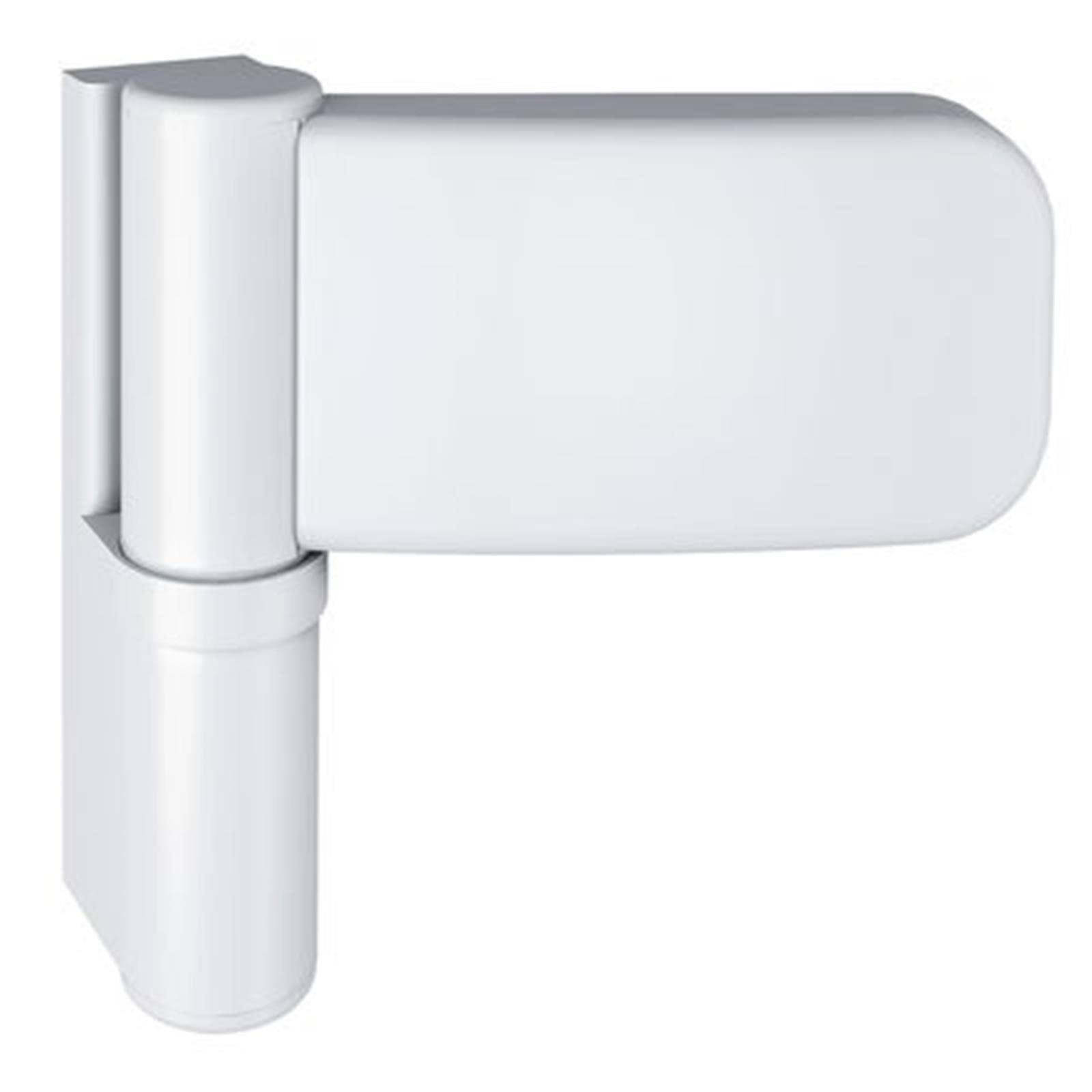 Simonswerk Haustürscharnier Siku 3d K3130 weiß, Modern, Lackiert, Legierter Stahl oder Edelstahl, weiß
